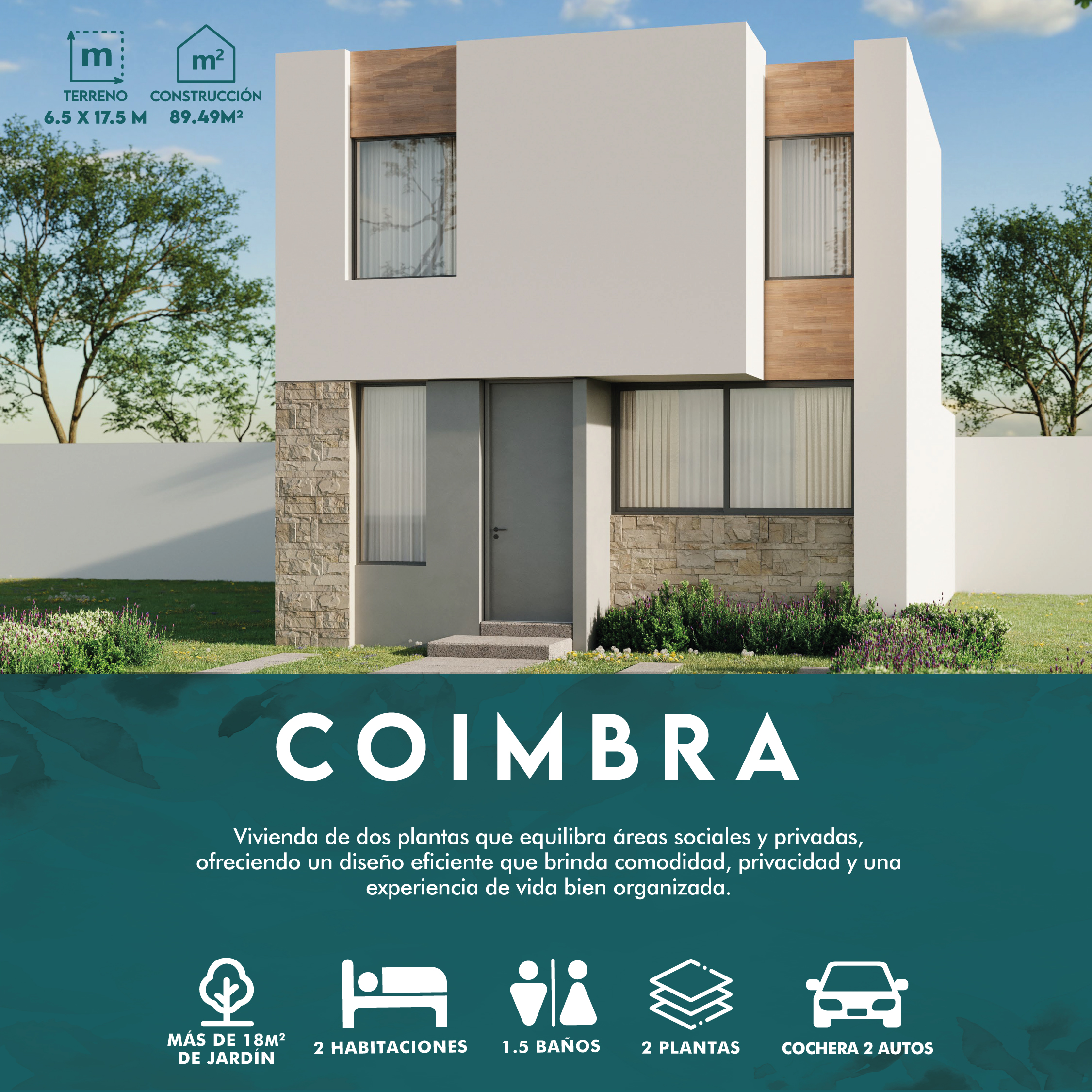 Ficha técnica del modelo Coimbra
