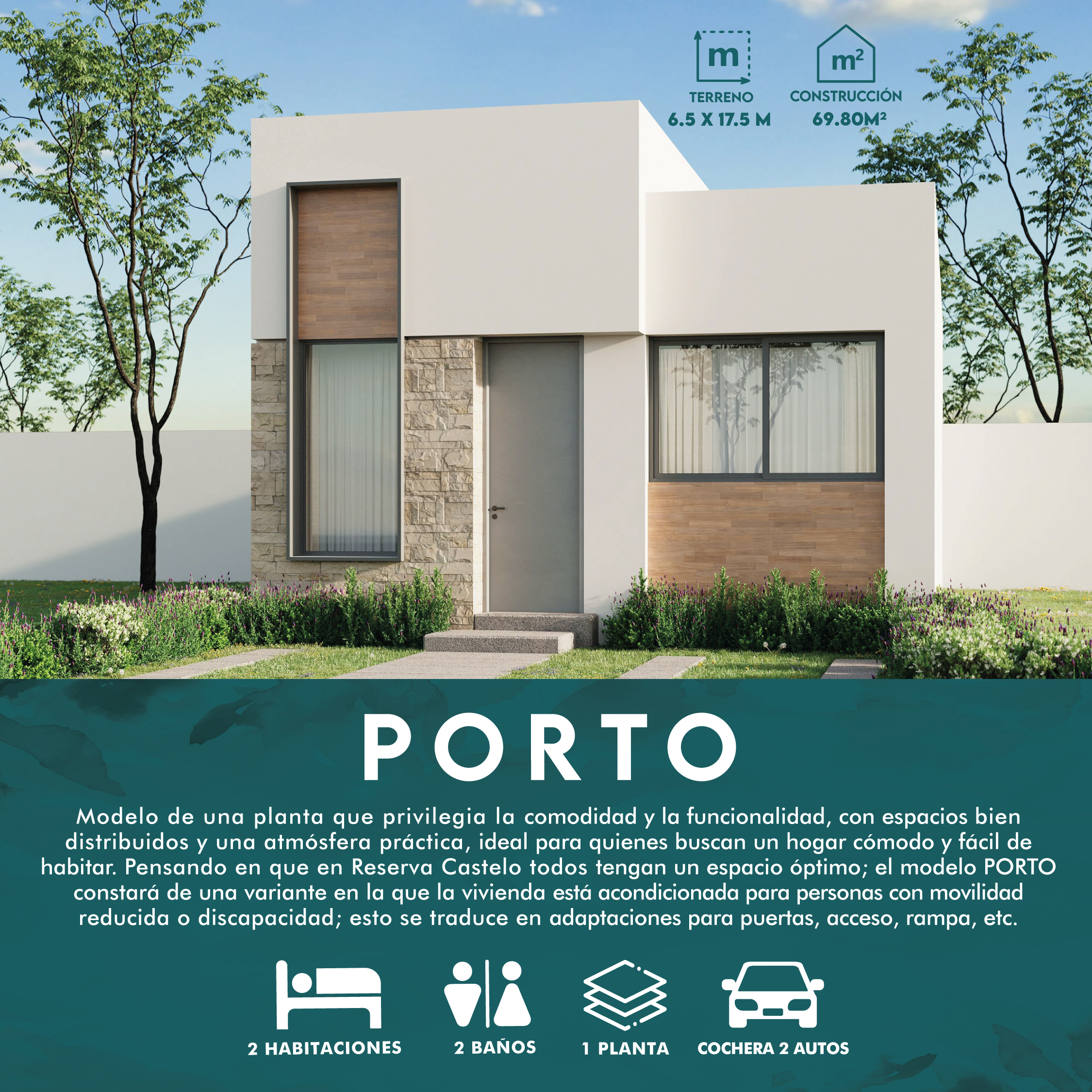 Ficha técnica del modelo Porto