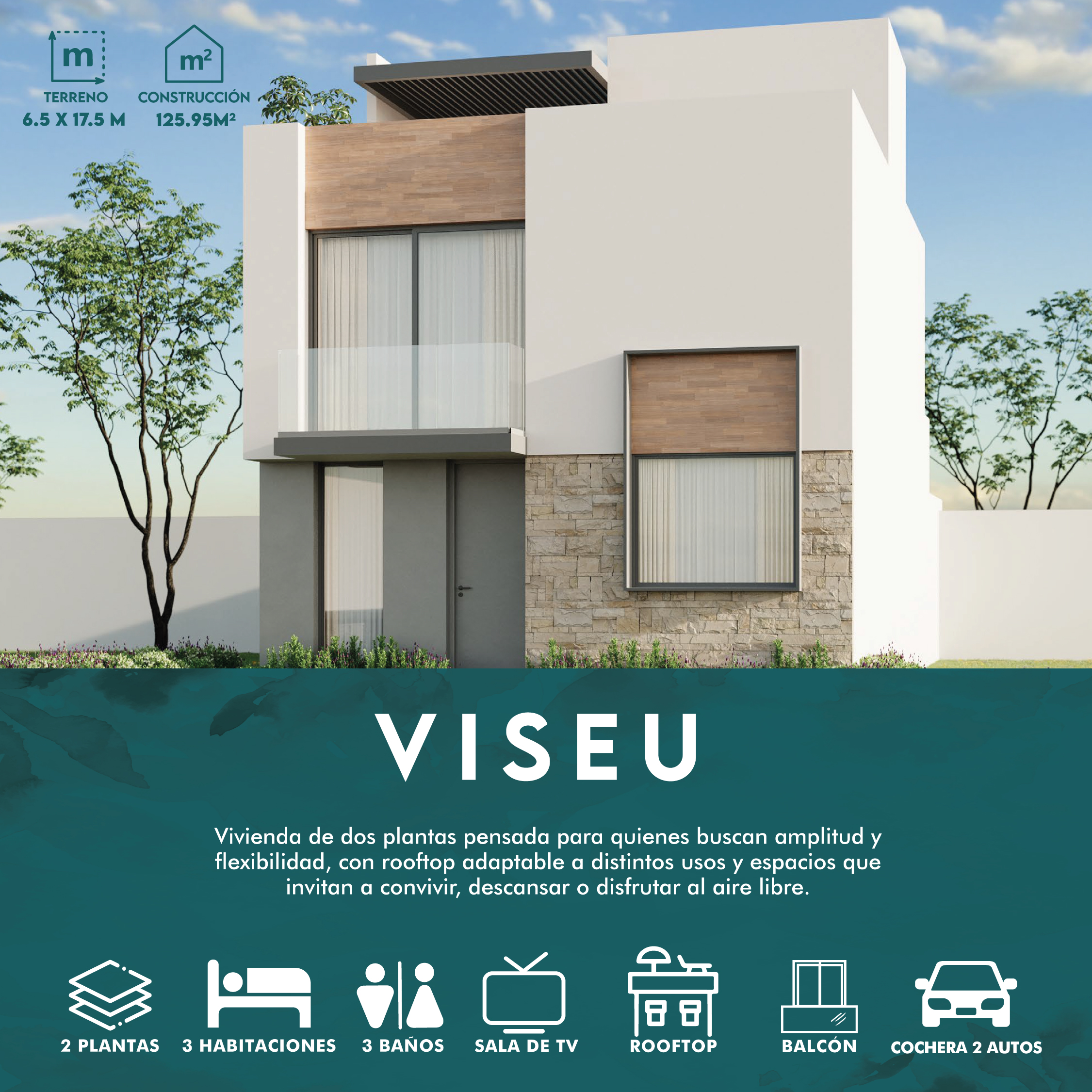 Ficha técnica del modelo Viseu